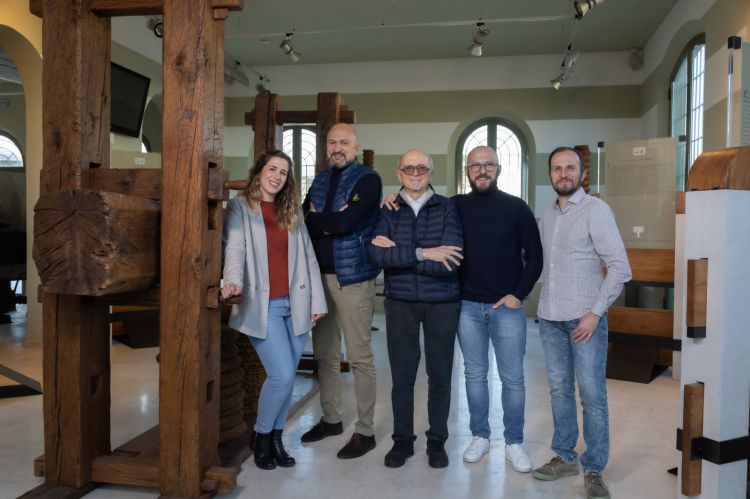 La famiglia Coppini, che conduce l'azienda fon
