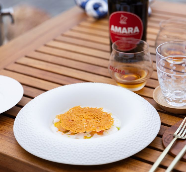 Crème brûlée di polpo
