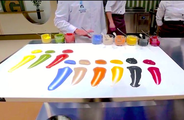 Le creme perfette e colorate presentate dagli chef