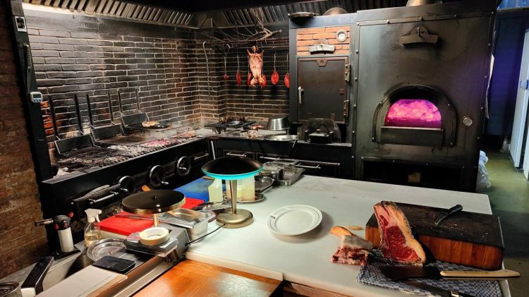 ...e la sua cucina
