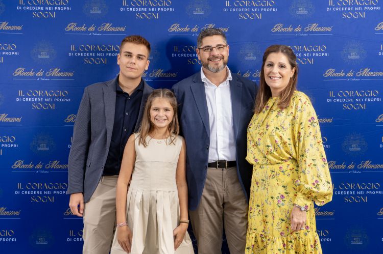 Rodolfo Migliorini, la moglie Roberta e i loro spl