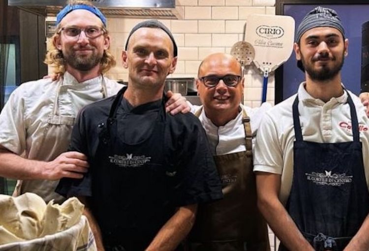 Da sinistra, Matteo Vitali, Omar Bustelli, Ivan Signoretti e Antonio Mazzarino