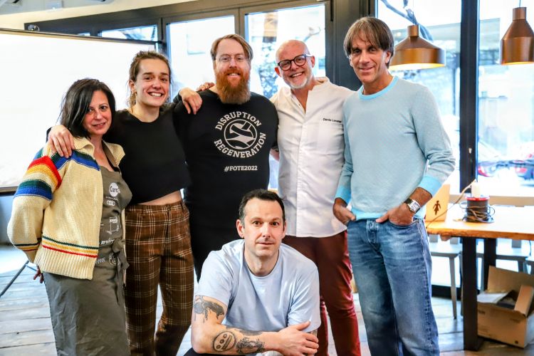 Left to right, the chefs who took part in the Talk