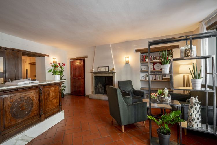 L'ingresso del ristorante: sensazioni di accoglienza e casa