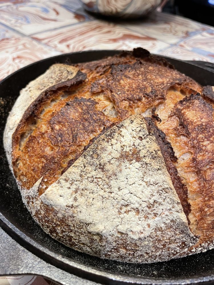 La bellezza di un pane appena sfornato