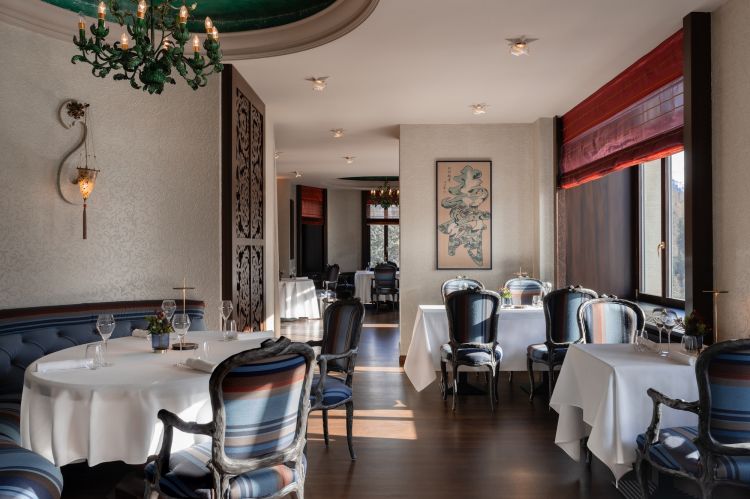 La nuova sala del Da Vittorio St. Moritz