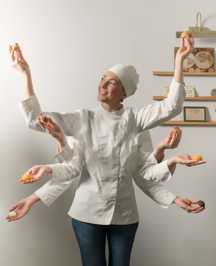 Chiara Cianciaruso, un po' pastry chef, un po' Dea Kali - Foto: Alessandra Farinelli
