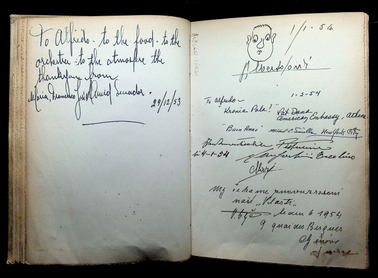 La dedica di Alberto Sordi