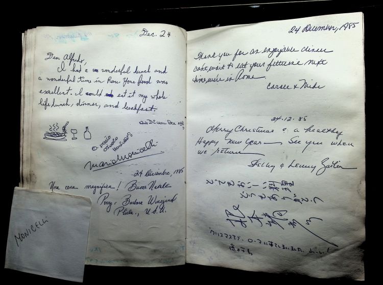 La dedica di Mario Monicelli