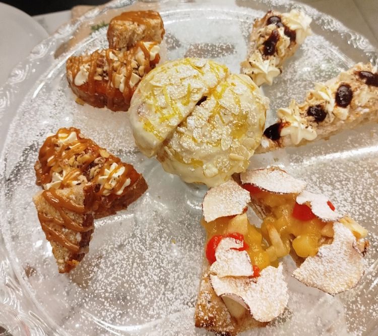 Degustazione di pizze dolci
