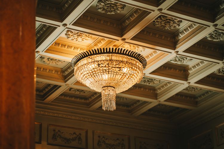 La sala del ristorante nel dettaglio