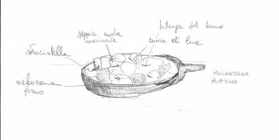 A sketch of one of the recipes Diego Rossi will pr