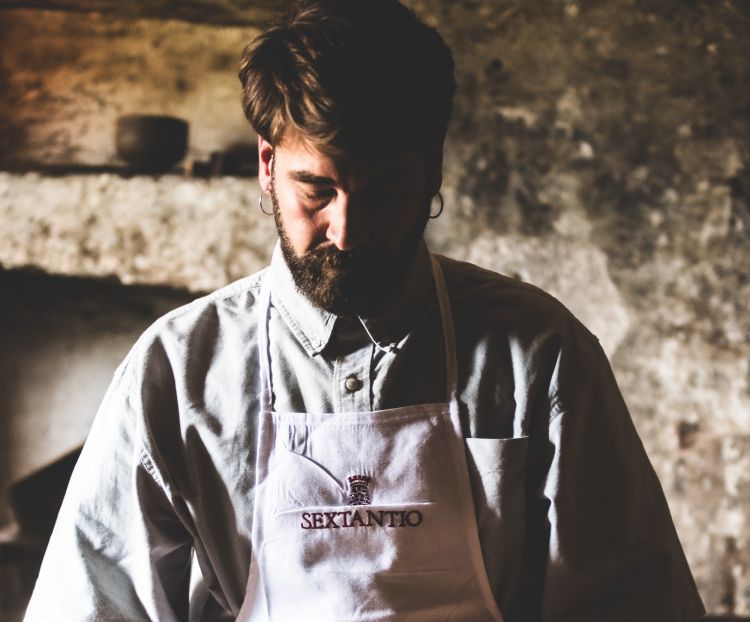 Dino Como, chef del nuovo ristorante Sextantio a 
