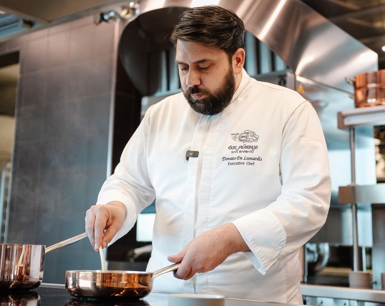 Lo chef Donato De Leonardis
