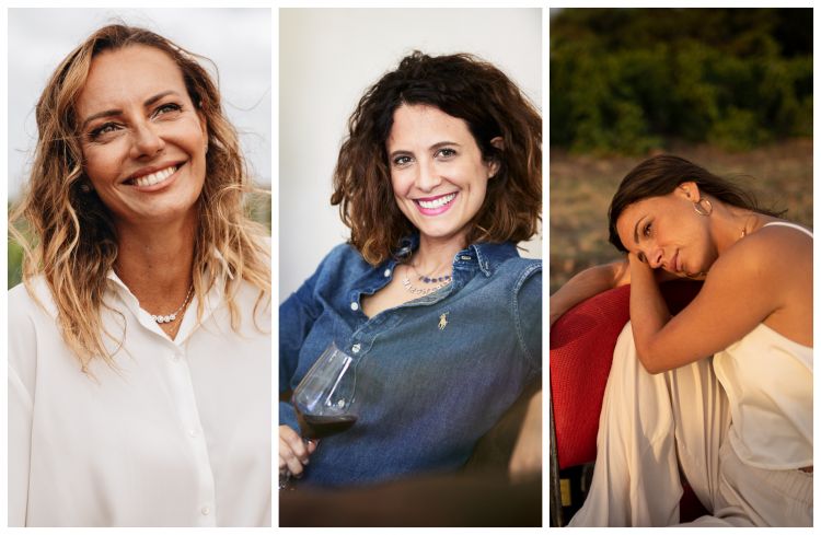 Da sinistra, Annamaria Sala, Giovanna Caruso e Fed