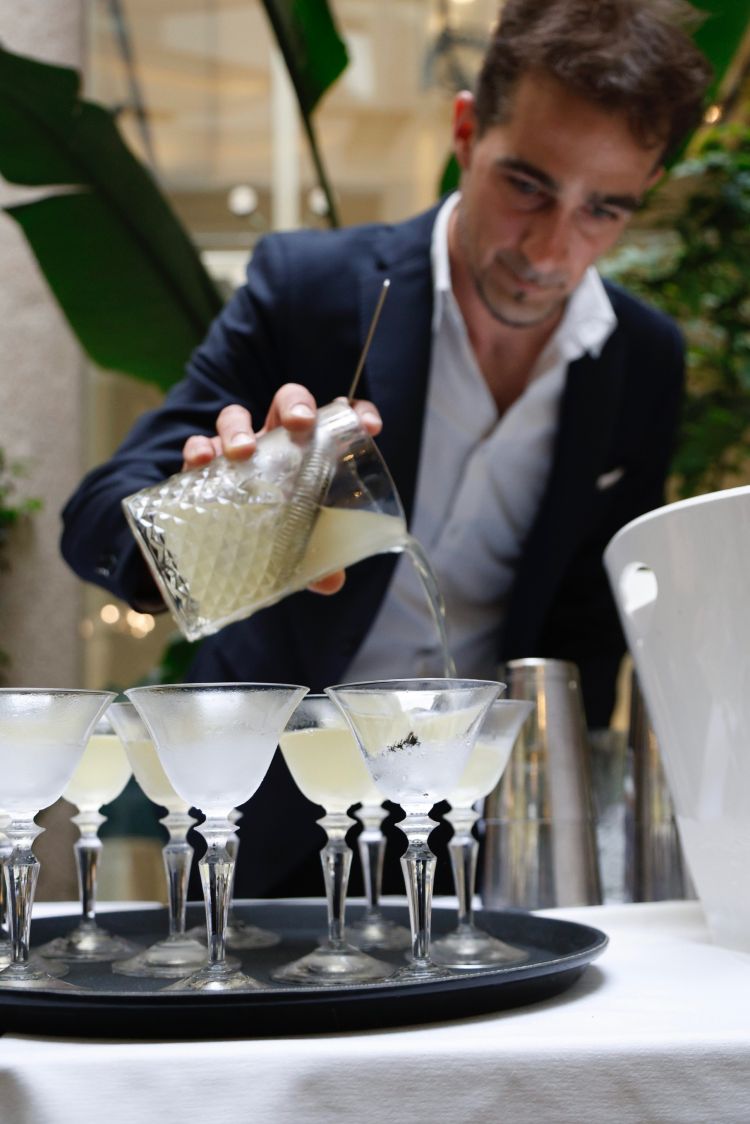 Uno dei drink low alcohol presentati durante la serata e a base di gin Santa Ana Pomelò