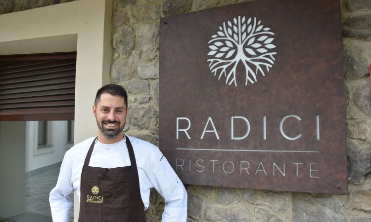 L'executive chef di Radici, Daniele Auricchio