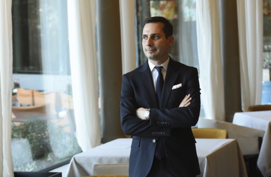 Ermes Cantera, 31 anni, maître e sommelier del L