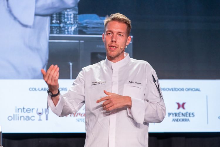 Julian Stieger, chef austriaco del Rote Wand Chef’s Table