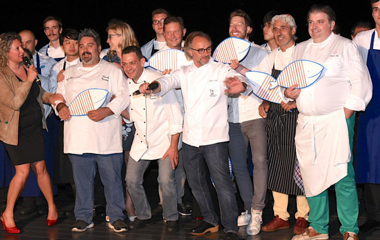 Gli chef protagonisti della serata dedicata alla t