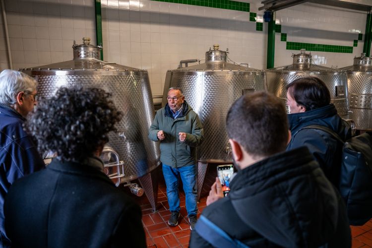 La visita in cantina
