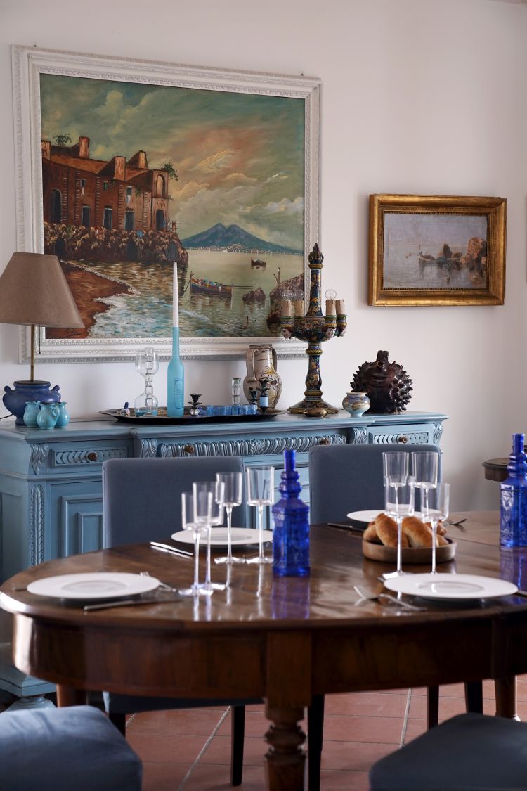 Gli interni dell'home restaurant di Elena Cafaro