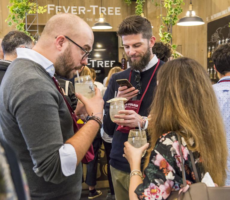 Lo stand Fever-Tree a Identità Milano 2019