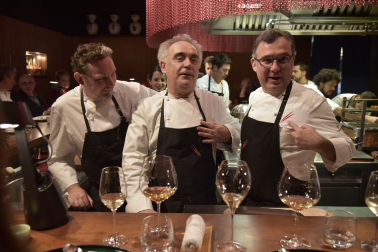 Con Albert e Ferran Adrià