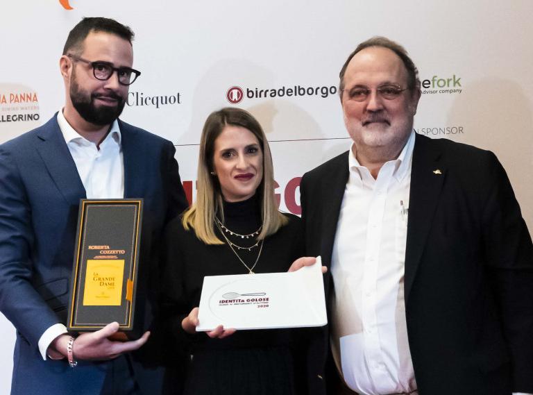 Premio LA MIGLIOR SOMMELIER, offerto da Veuve Clicquot - Carlo Boschi, Senior Brand Manager 

ROBERTA COZZETTO - SÀPÌO - CATANIA
