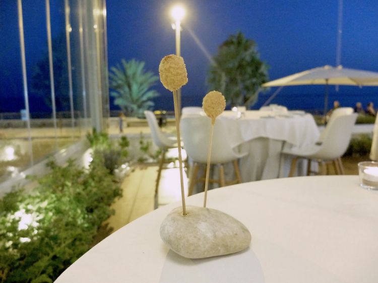 Crocchetta di gambero bianco, maionese al wasabi