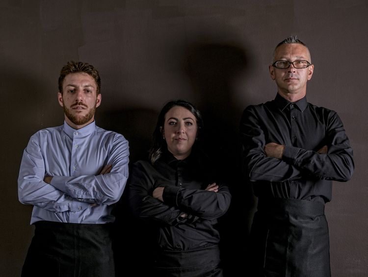 Lo staff di sala: Luca Sberna, Ambra Sberna, Daniel Crimella
