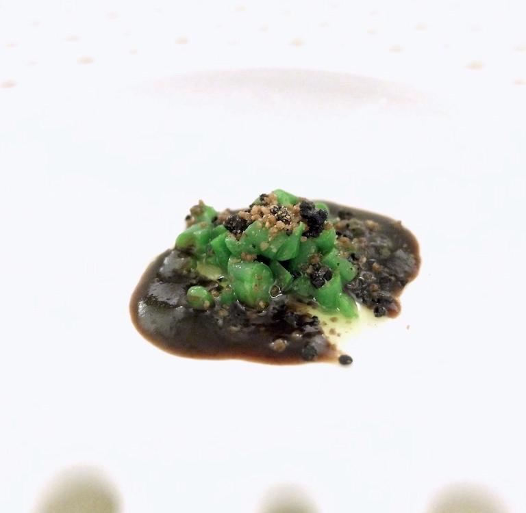 Ristretto di verdure, fagioli verdi del Podere