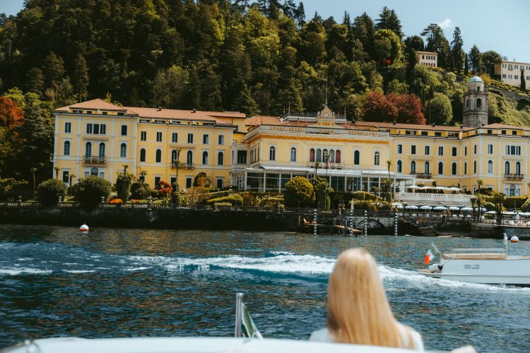 Vista dal lago del Grand Hotel Villa Serbelloni
