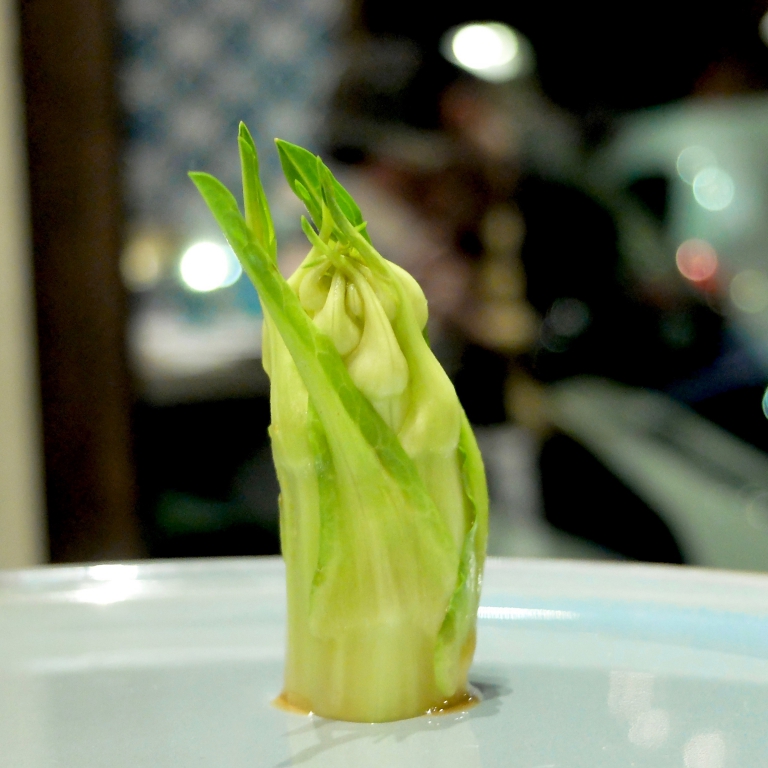 Puntarelle all'aceto e soia