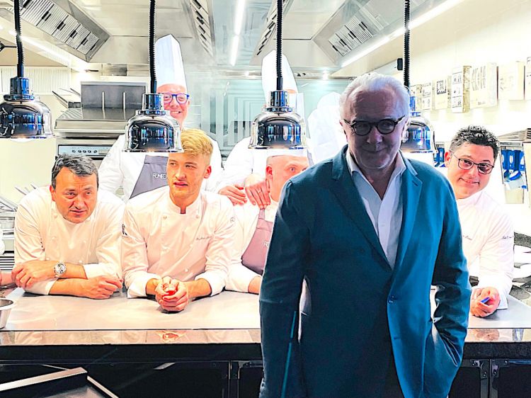 Il Romeo Roma ospita Il Ristorante,ristorante gourmet diretto da Alain Ducasse
