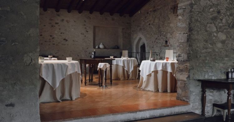 La sala del Due Colombe
