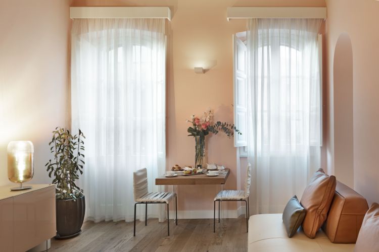 L'area living della Suite Dune
