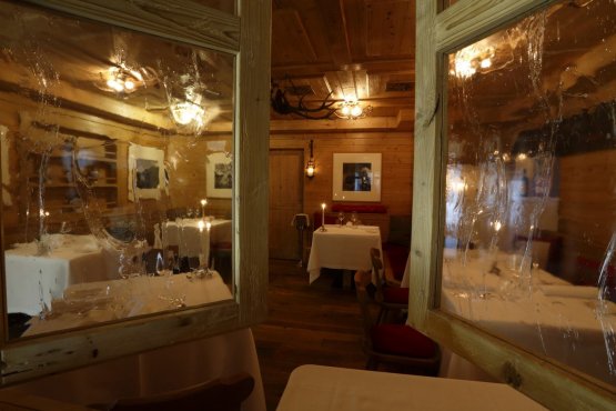 La sala del ristorante Dolomieu
