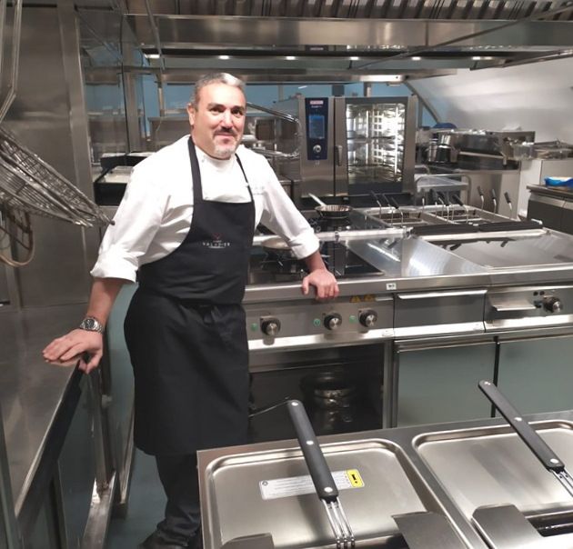 Massimo D'Innocenti e la sua nuova cucina Berto's
