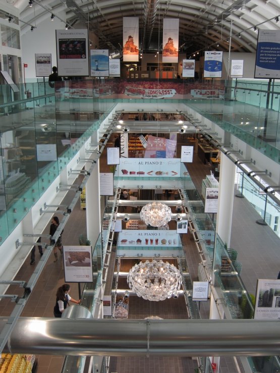 Un'immagine dell'interno di Eataly Roma