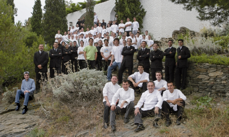 The staff at elBulli in a photo from 2007
