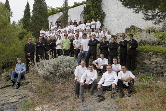 Lo staff de El Bulli fotografato nel 2007
