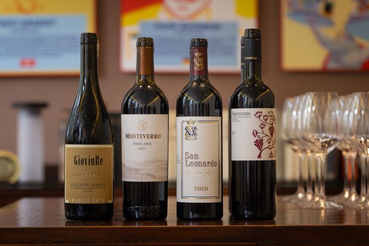 I vini scelti per la presentazione del progetto