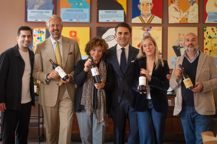 La presentazione di Efi Fine Wines. Da sinistra, E