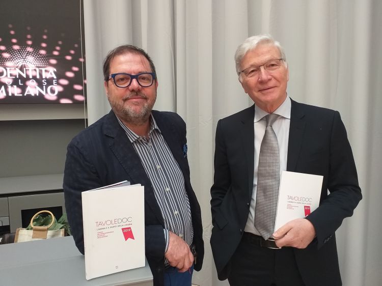 Elio Ghisalberti e Mario Cucci a Identità Golose Milano