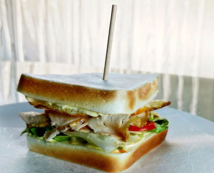Even this Club Sandwich Gran Torino will only be served during the Afternoon drinks (from Instagram - Enigmaconcept)
