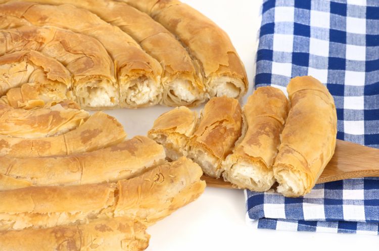 Striftopita dell'Epiro, una torta al formaggio
