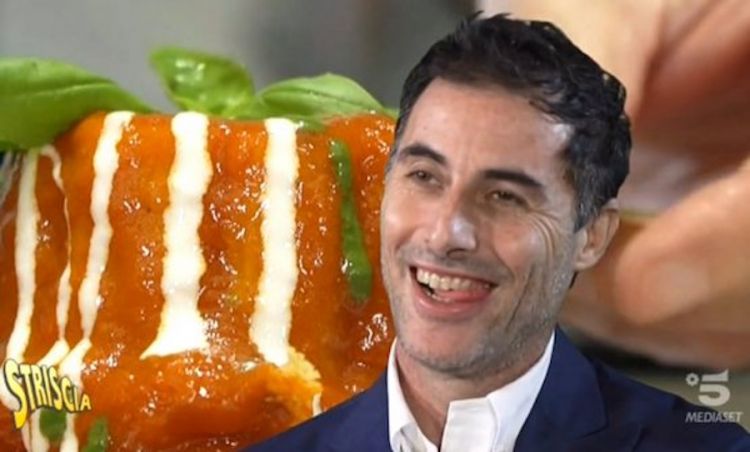 Ernesto Iaccarino, featured in the first episode of Capolavori italiani in cucina, on the 3rd December 2019 within Striscia la Notizia
