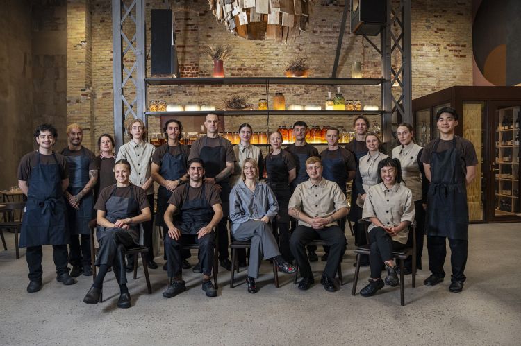 Lo staff del nuovo ristorante Esse a Copenhagen, a