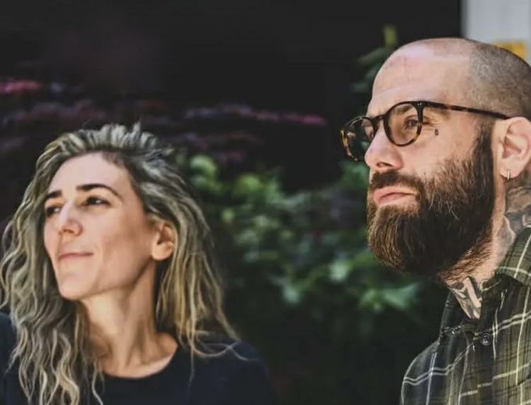 Cristina Giordano ed Eugenio Roncoroni sulla Sila 